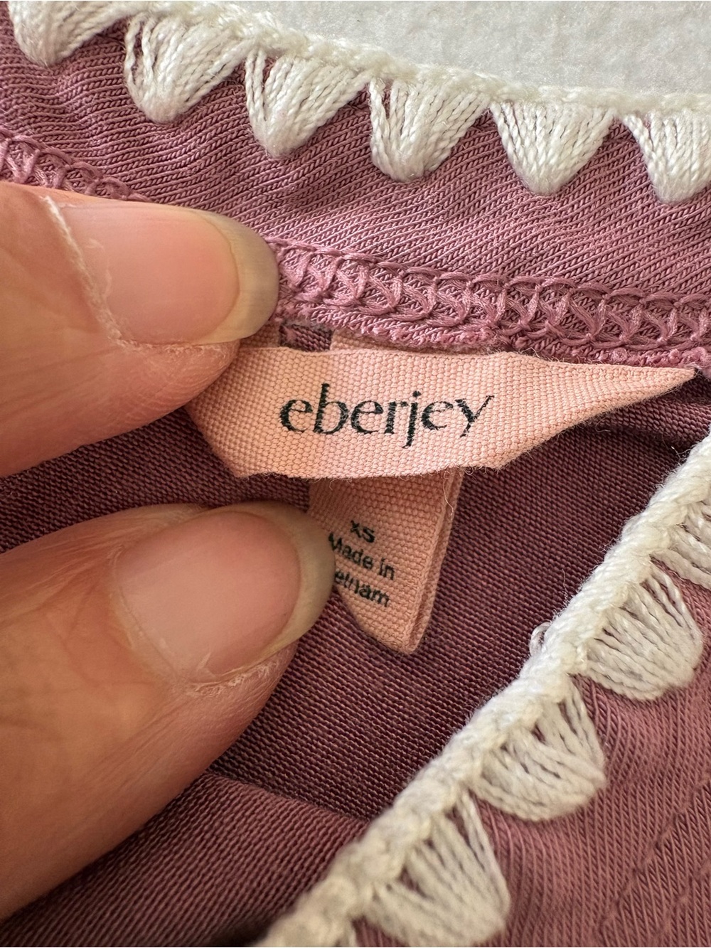 Eberjey Frida Camisole & Shorts Pajama Set — Mauve - Picture 9 of 13